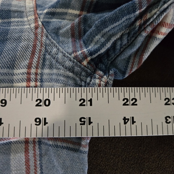 Lucky Brand Blue Plaid Men's Longsleeve Shirt - Picture 6 of 8